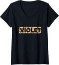 Funny Violet Leopard Print Personalized Name Violet V Neck Apparel Trending US Hot Right Now