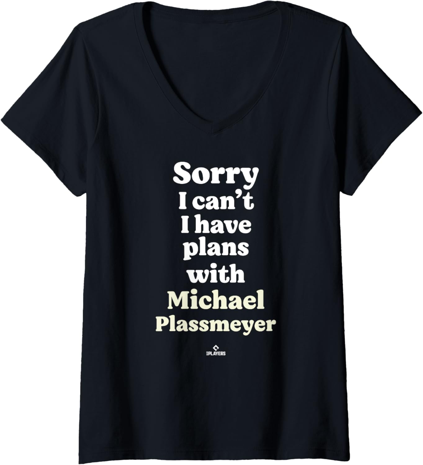 Womens Michael Plassmeyer Prospect Baseball Fan Gear V-Neck Apparel | US Best Seller