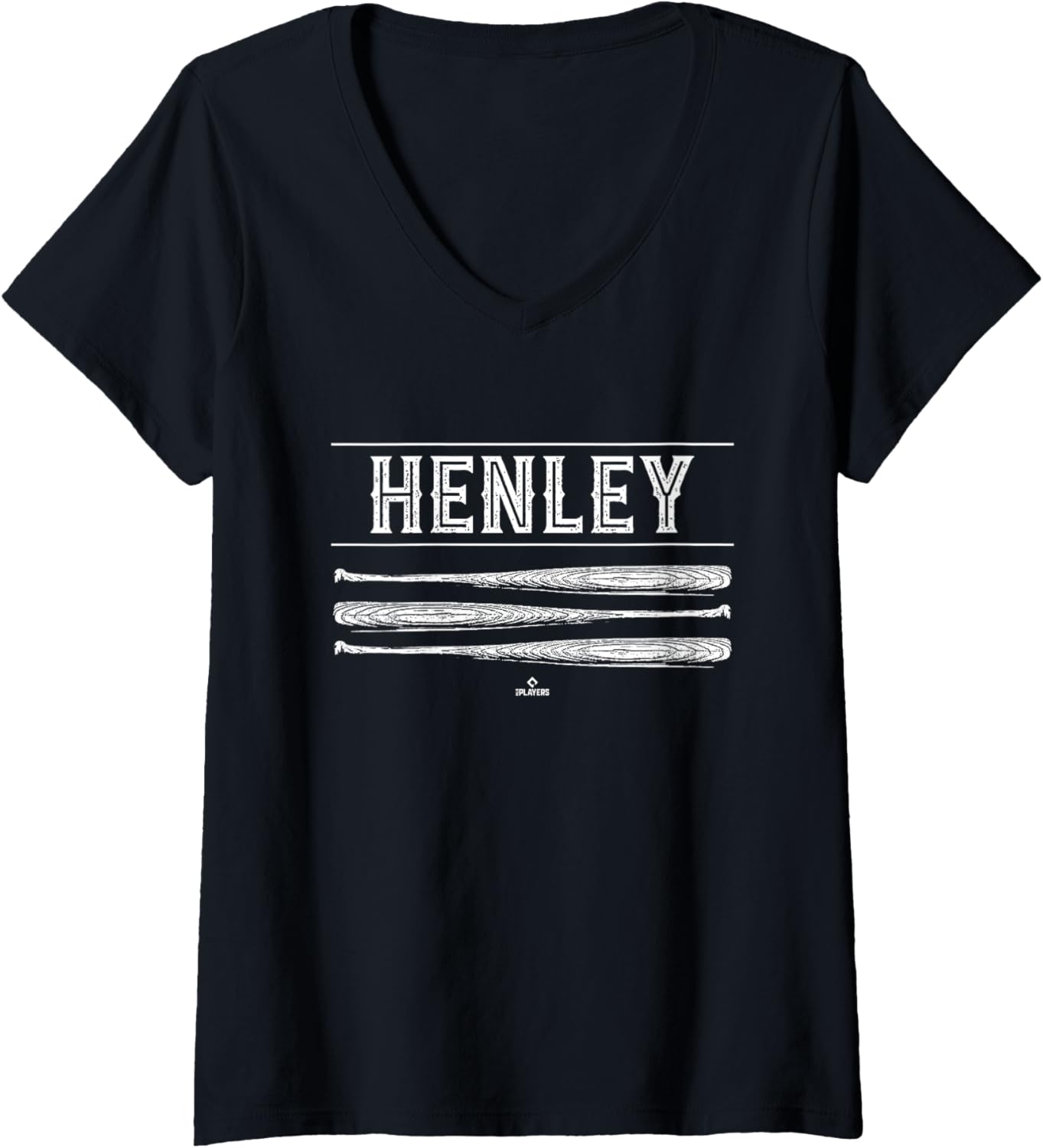 Womens Vintage Baseball Bat Gameday Michael Henley Prospect V-Neck Apparel | US Best Seller