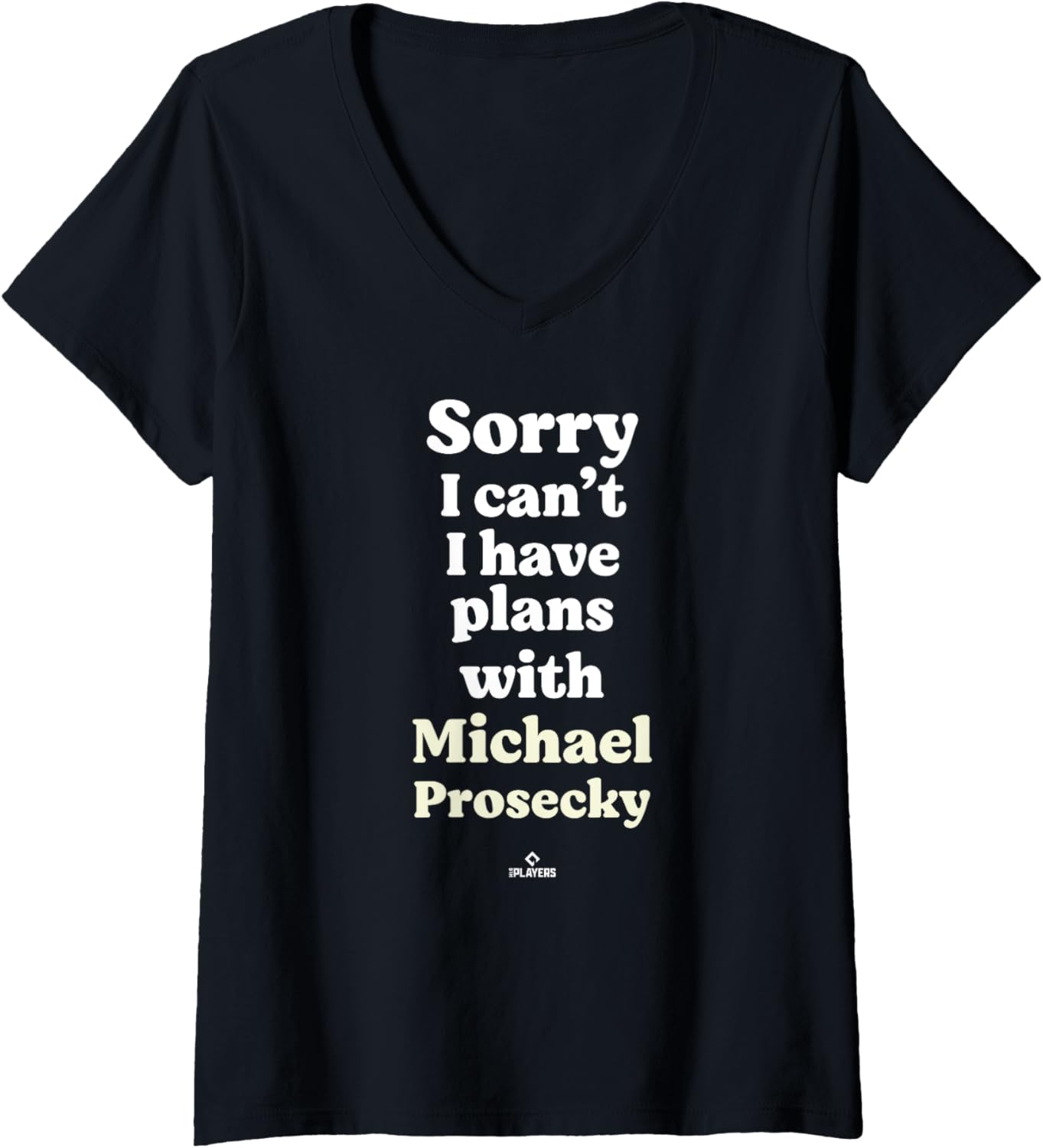 Womens Michael Prosecky Prospect Baseball Fan Gear V-Neck Apparel | Everyday Casual Wear