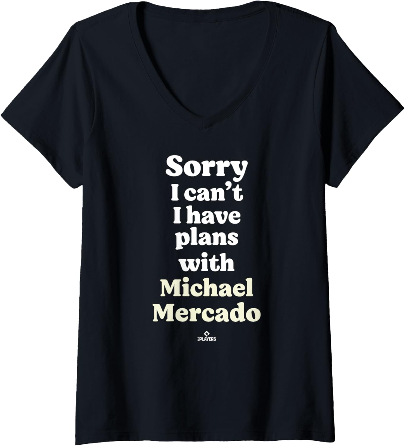 Womens Michael Mercado Prospect Baseball Fan Gear V-Neck Apparel | Trending 2025