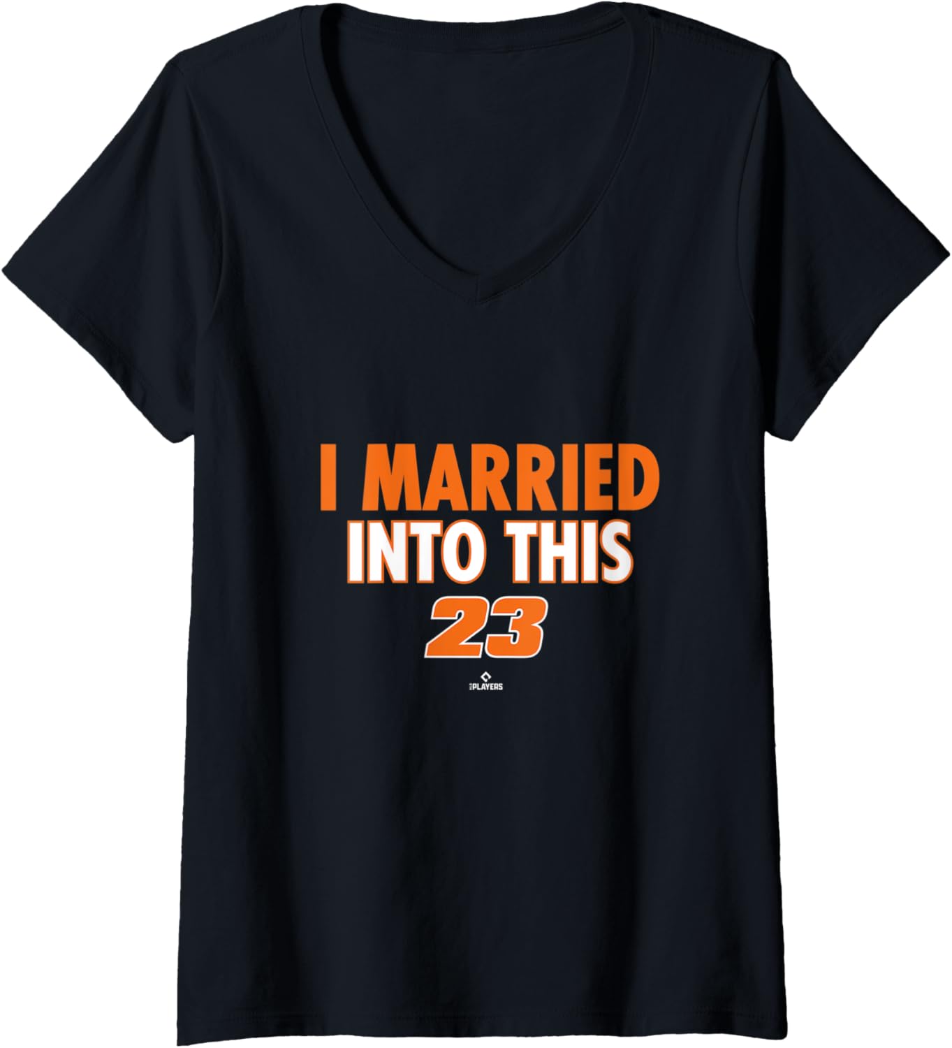 Womens I Married Into This Michael Brantley V-Neck Apparel | Perfect Gift Idea