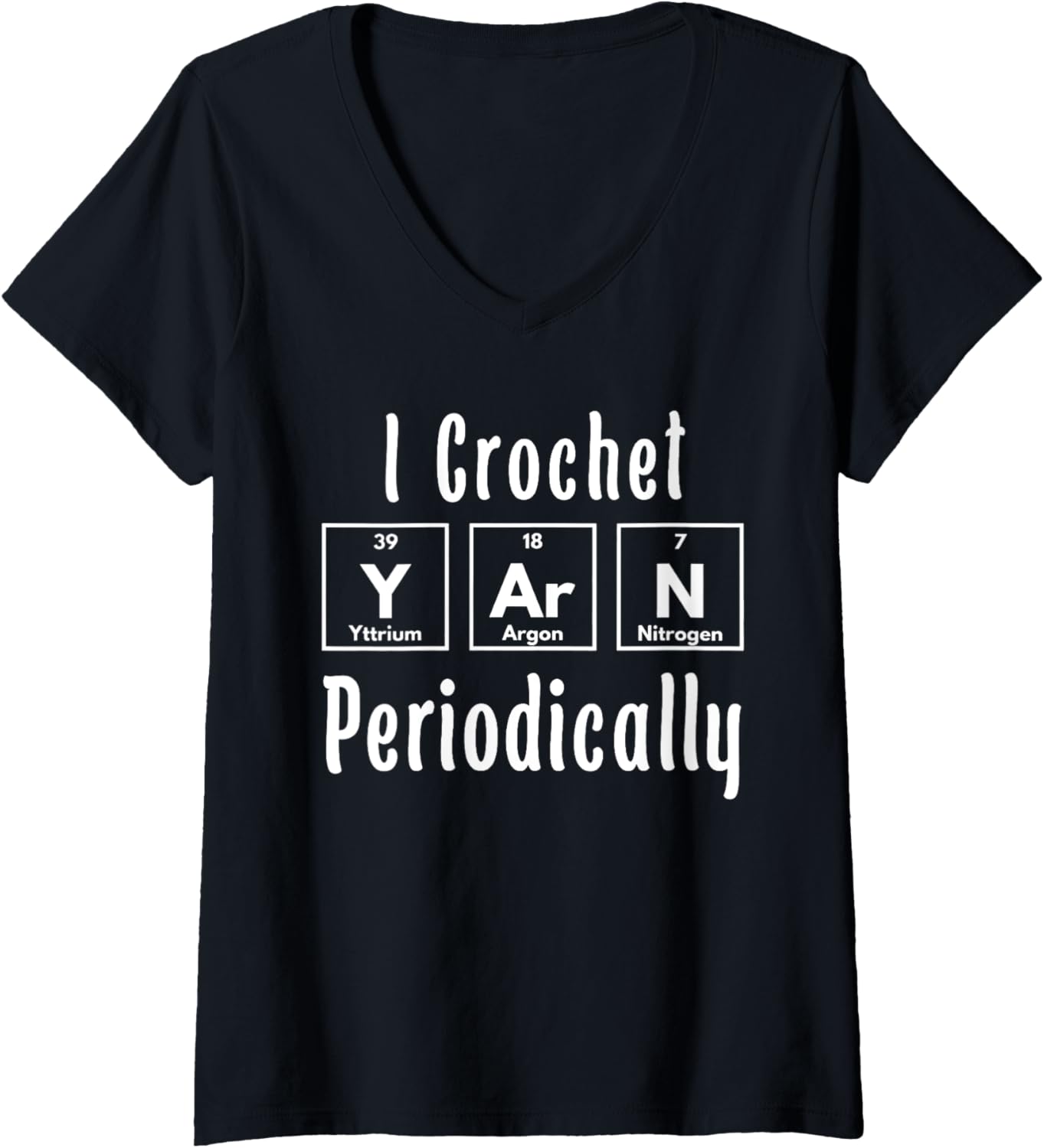 Crochet Periodically Crochet Crochet Crochet Yarn Lover V-Neck Yarn Supply | Top Rated | Customer Favorite