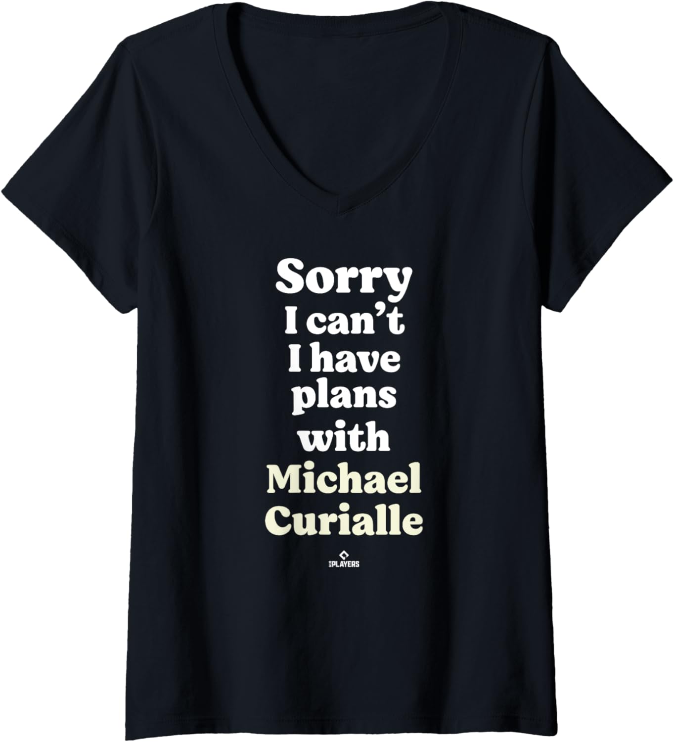 Womens Michael Curialle Prospect Baseball Fan Gear V-Neck Apparel | Everyday Casual Wear