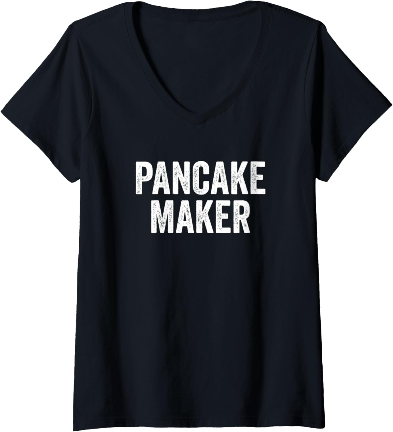 Womens Funny Breakfast Food Lover Gift Pancake Maker V-Neck Apparel | High Search Volume | Must-Have Style