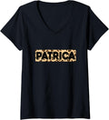 Funny Patrica Leopard Print Personalized Name Patrica V Neck Apparel Trending US Fan Favorite