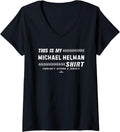Womens This Is My Shirt for Michael Helman Minnesota Baseball MLBPA V-Neck T-Shirt | Trending 2025