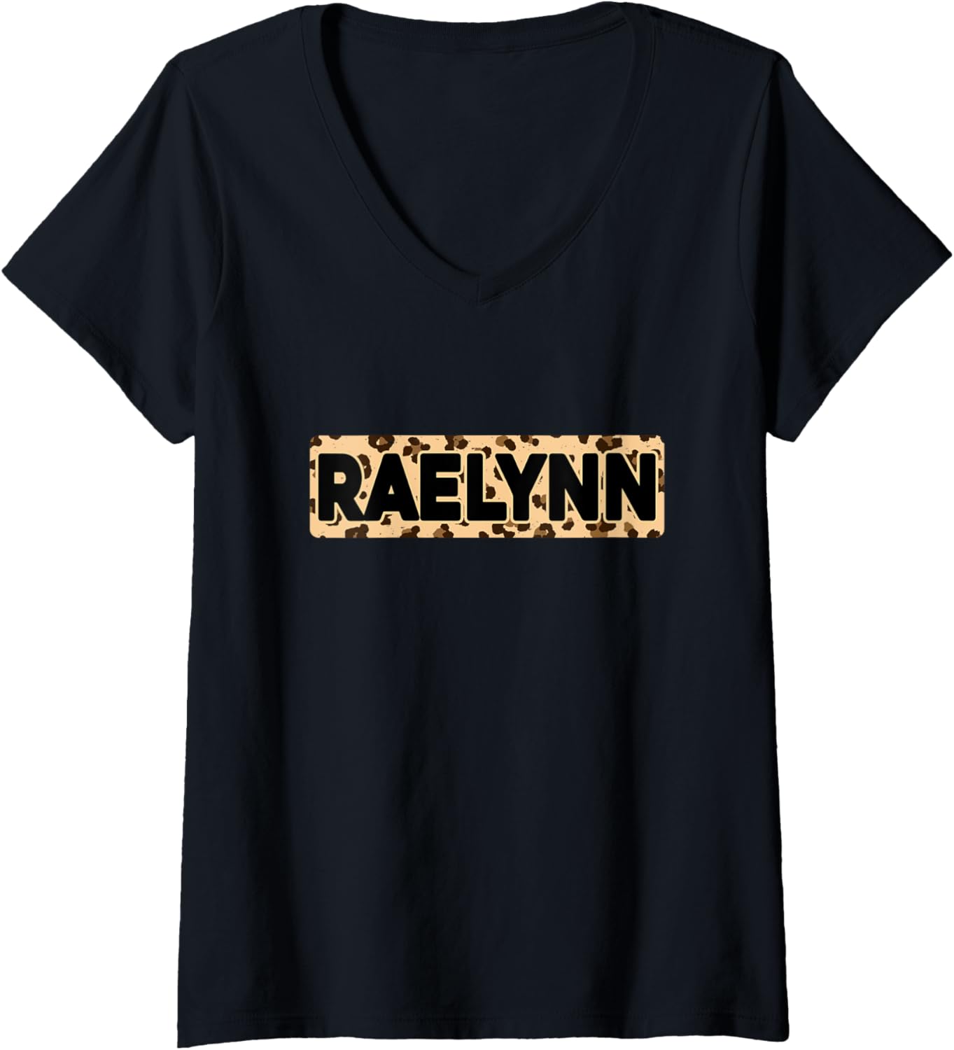 Funny Raelynn Leopard Print Personalized Name Raelynn V Neck Apparel High Search Demand Gift Ready