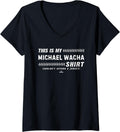 Womens This Is My Shirt for Michael Wacha Kansas City Baseball V-Neck T-Shirt | Viral Streetwear Style