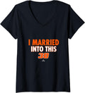 Womens I Married Into This Michael Conforto V-Neck Apparel | Viral Streetwear Style