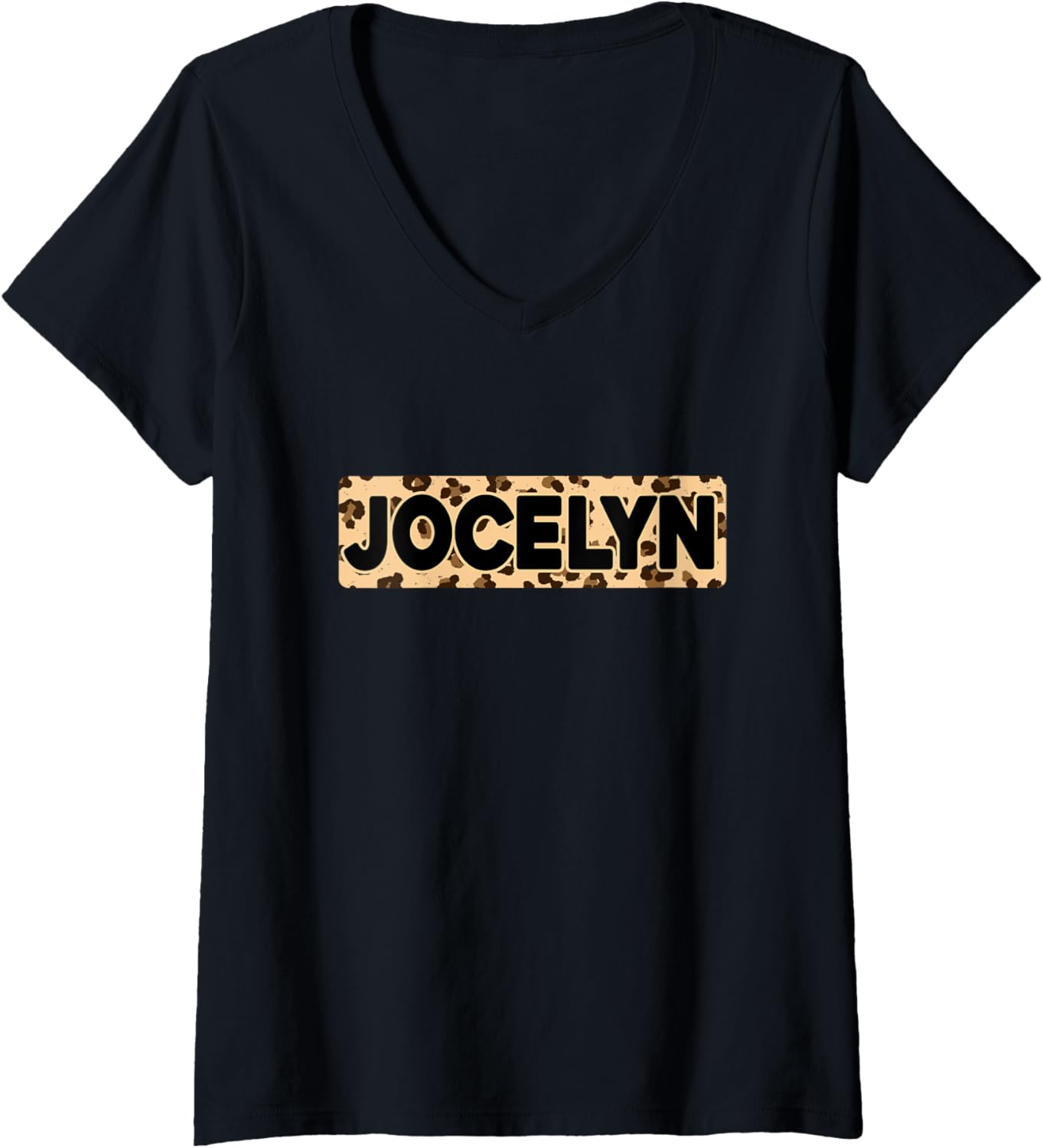 Funny Jocelyn Leopard Print Personalized Name Jocelyn V Neck Apparel High Search Demand US Top Pick