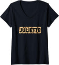 Funny Juliette Leopard Print Personalized Name Juliette V Neck Apparel Streetwear Style Best Seller Look