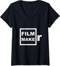 Womens Filmmaker V-Neck Apparel | Trending 2025 | Comfort Daily Wear