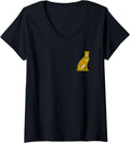 Cheetah playing pickleball V Neck Apparel Trending US Everyday Wear