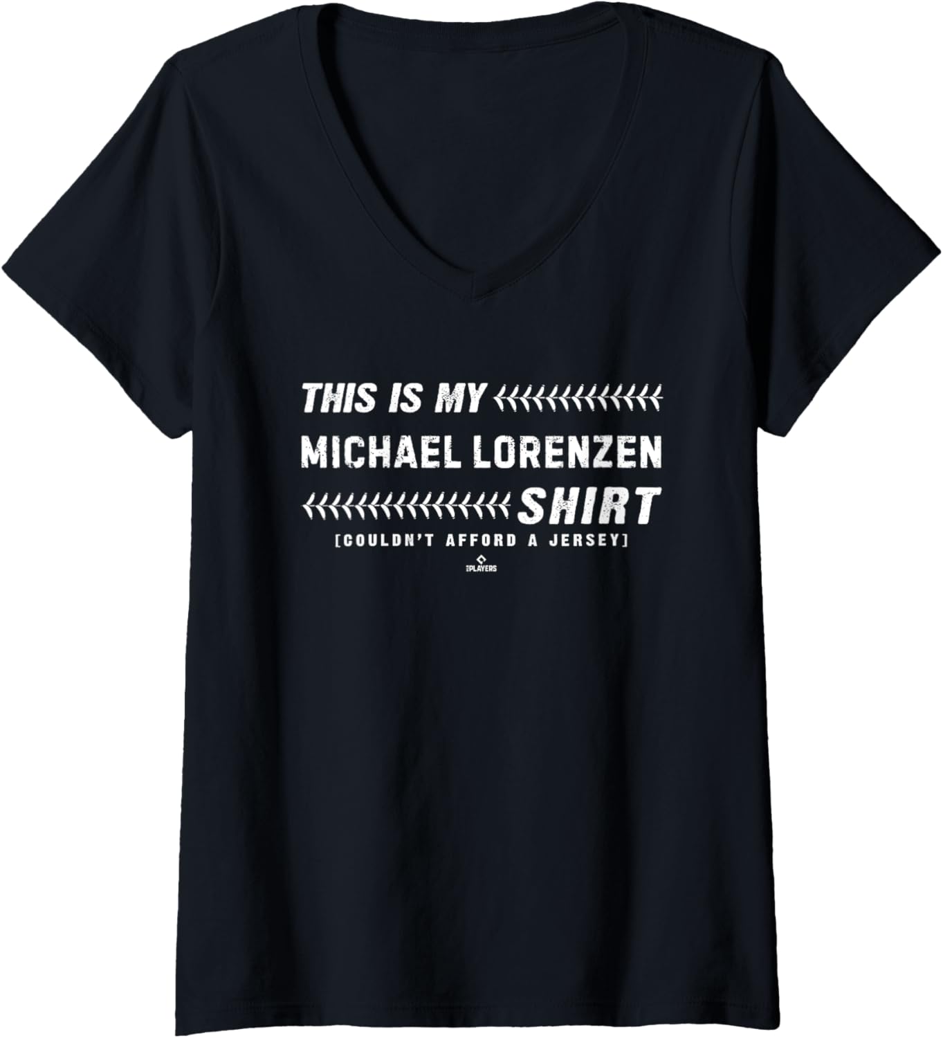 Womens This Is My Shirt for Michael Lorenzen Kansas City Baseball V-Neck T-Shirt | US Best Seller