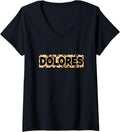 Funny Dolores Leopard Print Personalized Name Dolores V Neck Apparel Streetwear Style Hot Right Now