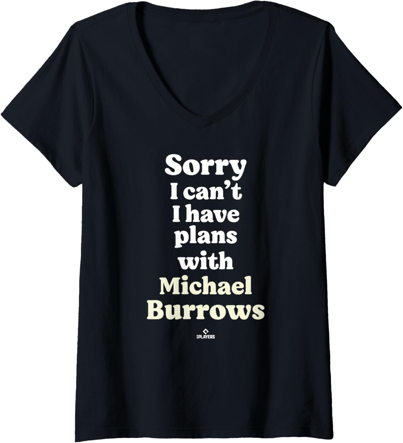 Womens Michael Burrows Prospect Baseball Fan Gear V-Neck Apparel | Perfect Gift Idea