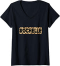 Funny Rochelle Leopard Print Personalized Name Rochelle V Neck Apparel Trending US Hot Right Now