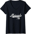 Womens Distressed Swoosh Michael Mercado Philadelphia Baseball V-Neck Apparel | Perfect Gift Idea