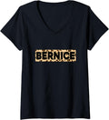 Funny Bernice Leopard Print Personalized Name Bernice V Neck Apparel Premium Print Everyday Wear