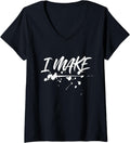 I MAKE Artistic Maker DIY V-Neck Apparel | US Viral Style | Must-Have Style
