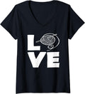 Womens Knitting Love Yarn Needle Hobby Knitting V-Neck Yarn Supply | Top Rated | Customer Favorite
