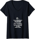 Womens Yarnaholic, Yarn Lover V-Neck Yarn Supply | Premium Quality | Best Seller Choice