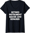 Womens Retired Instrument Maker And Repairer V-Neck Apparel | Best Seller Pick | Must-Have Style