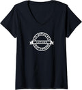 Womens Luthier Gift Worlds Most Awesome Guitar Violin Maker V-Neck Apparel | US Viral Style | Must-Have Style