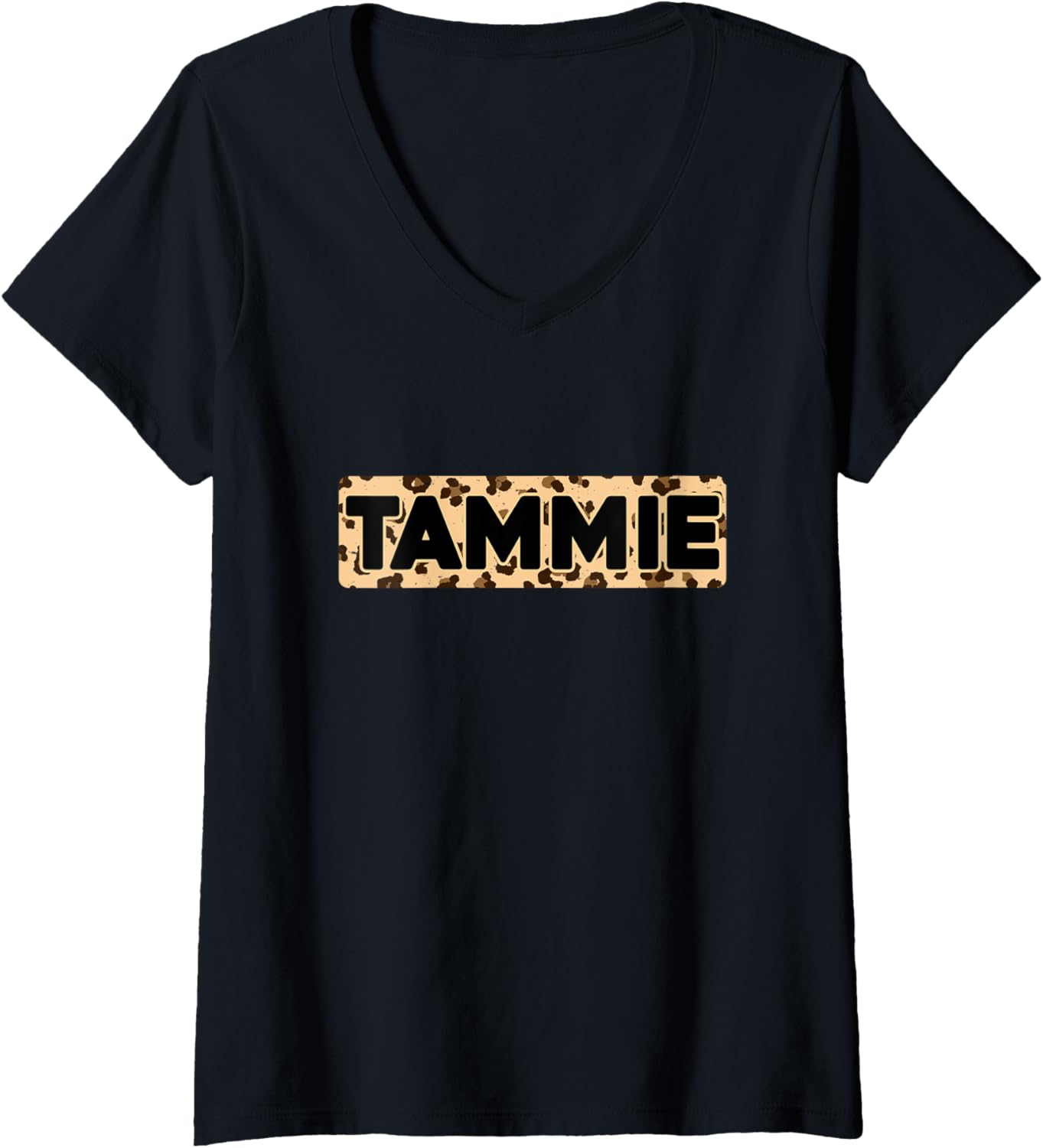 Funny Tammie Leopard Print Personalized Name Tammie V Neck Apparel Comfort Fit Hot Right Now