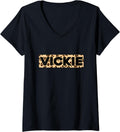 Funny Vickie Leopard Print Personalized Name Vickie V Neck Apparel Premium Print Best Seller Look