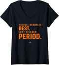 Michael Brantley Best Left Fielder Period Michael Brantley V-Neck Apparel | Premium Quality