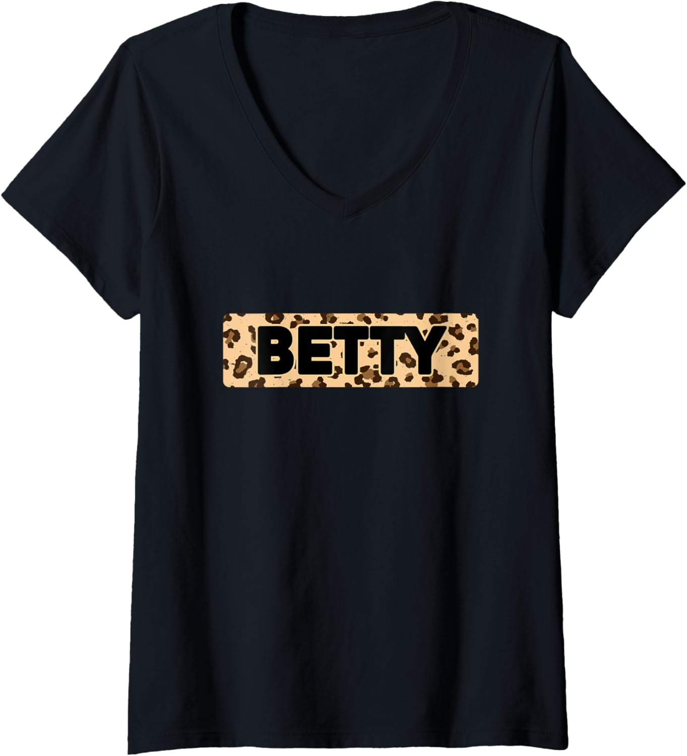 Funny Betty Leopard Print Personalized Name Betty V Neck Apparel Premium Print Fan Favorite