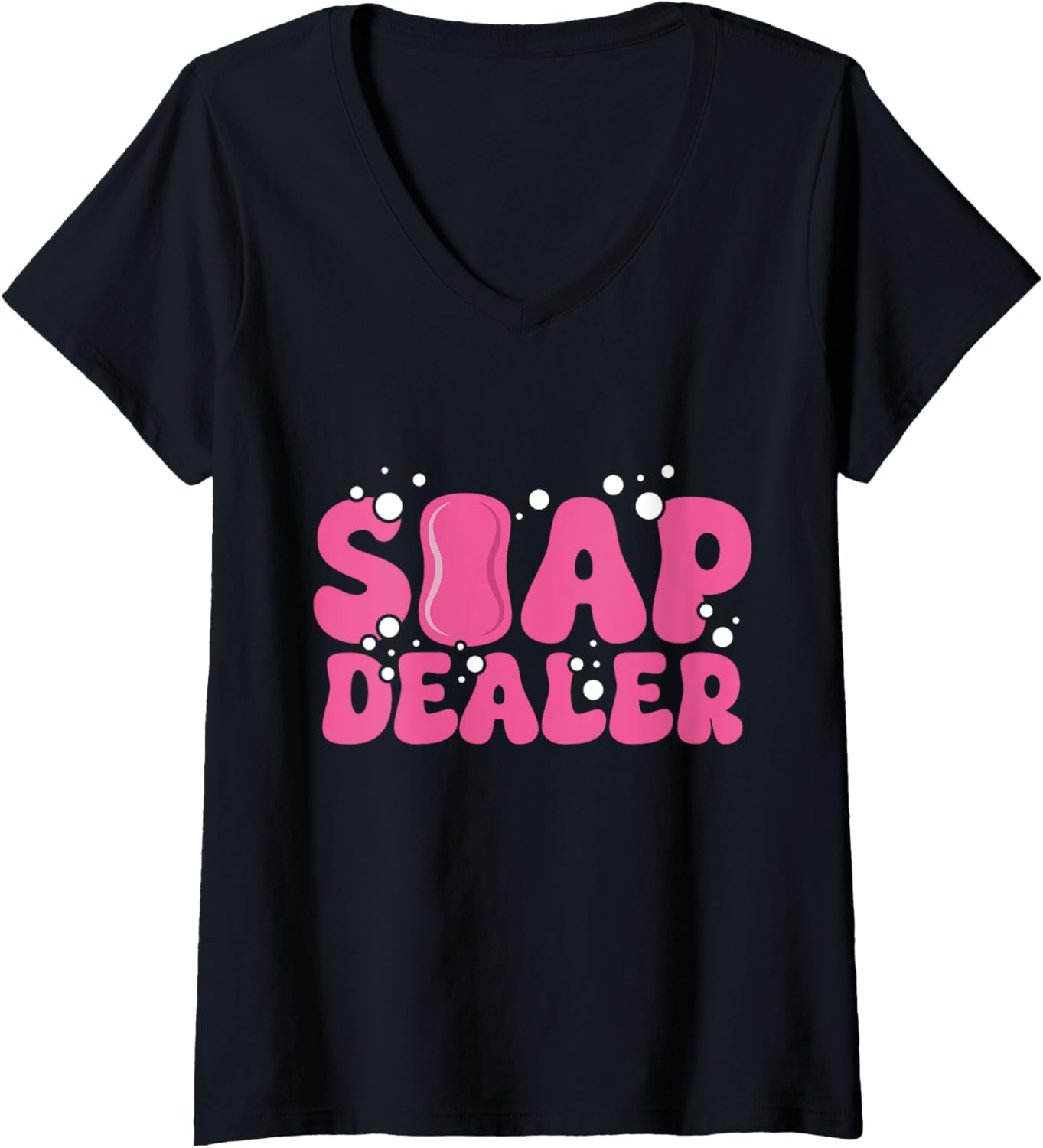 Womens Soap Dealer Funny Soap Maker V-Neck Apparel | Best Seller Pick | Comfort Daily Wear
