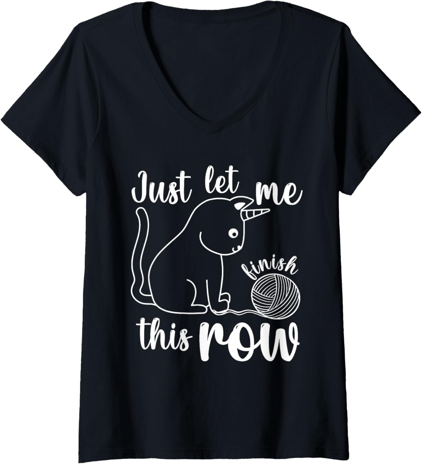 Funny Knitting Crochet Crocheting Unicorn Yarn Mom Women V-Neck Yarn Supply | Top Rated | High CTR Title