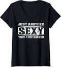 Womens Tool And Die Maker Apparel - Great Funny Makers Design V-Neck Apparel | US Viral Style | Must-Have Style