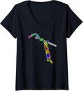 Womens Crochet Hook Multi-Color Crochet Yarn V-Neck Yarn Supply | High Search Volume | Perfect for Crafters