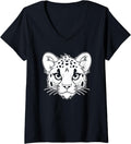 Womens Cheetah African Cat Big Cheetah V Neck Apparel High Search Demand Fan Favorite