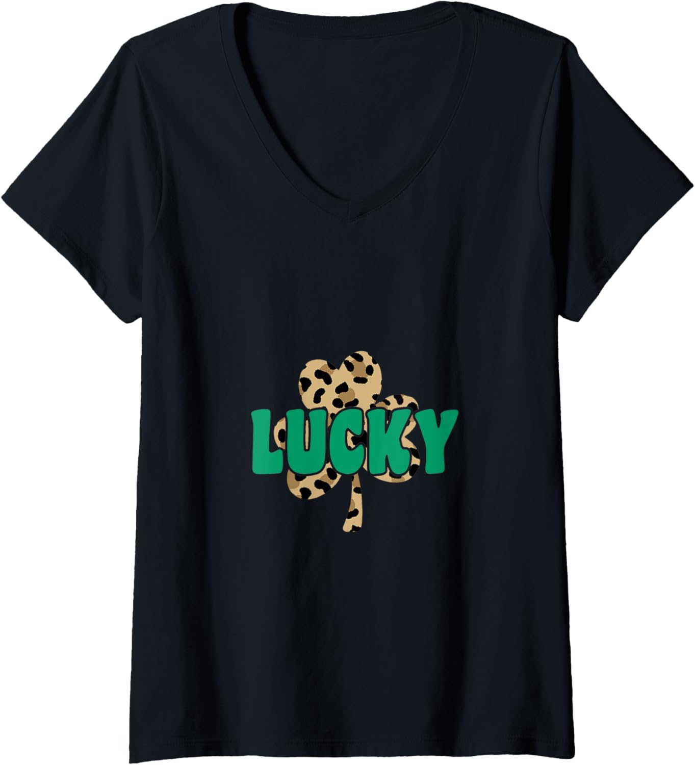 St Pats Lucky Cheetah V Neck Apparel High Search Demand Hot Right Now