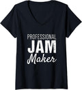 Womens Canning Shirt Professional Jam Maker V-Neck T-Shirt | Best Seller Pick | Must-Have Style