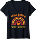 Funny Apple Butter Maker Sweeter With You Canning Preserve V-Neck Apparel | Premium Quality | Must-Have Style