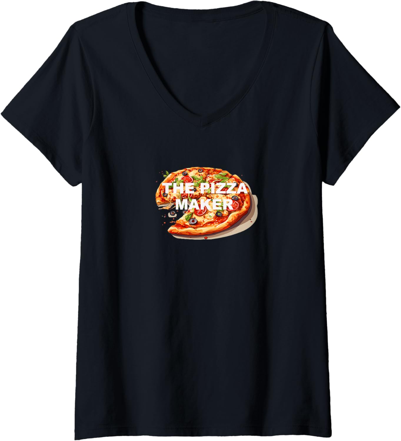 The Pizza Maker V-Neck Apparel | Best Seller Pick | Comfort Daily Wear