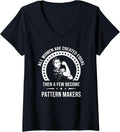 Womens Pattern Maker Shirts for Women Pattern Maker V-Neck T-Shirt | High Search Volume | Perfect Gift Idea