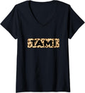 Funny Tami Leopard Print Personalized Name Tami V Neck Apparel Viral TikTok Find Gift Ready