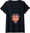 Womens Funny Yarn Collector, Loves Buying Yarn V-Neck Yarn Supply | Premium Quality | Perfect for Crafters