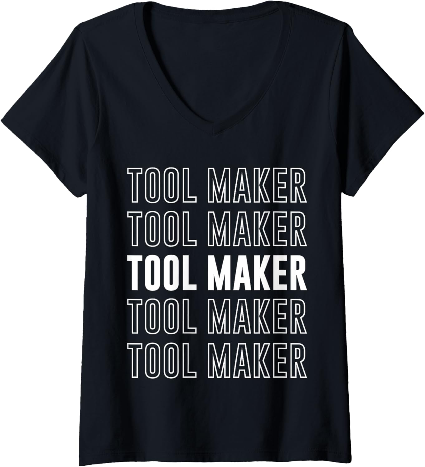 Womens Tool Maker V-Neck Apparel | Trending 2025 | Aesthetic Fit