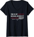 Womens This Is My Shirt for Michael McGreevy St Louis Baseball V-Neck T-Shirt | Perfect Gift Idea