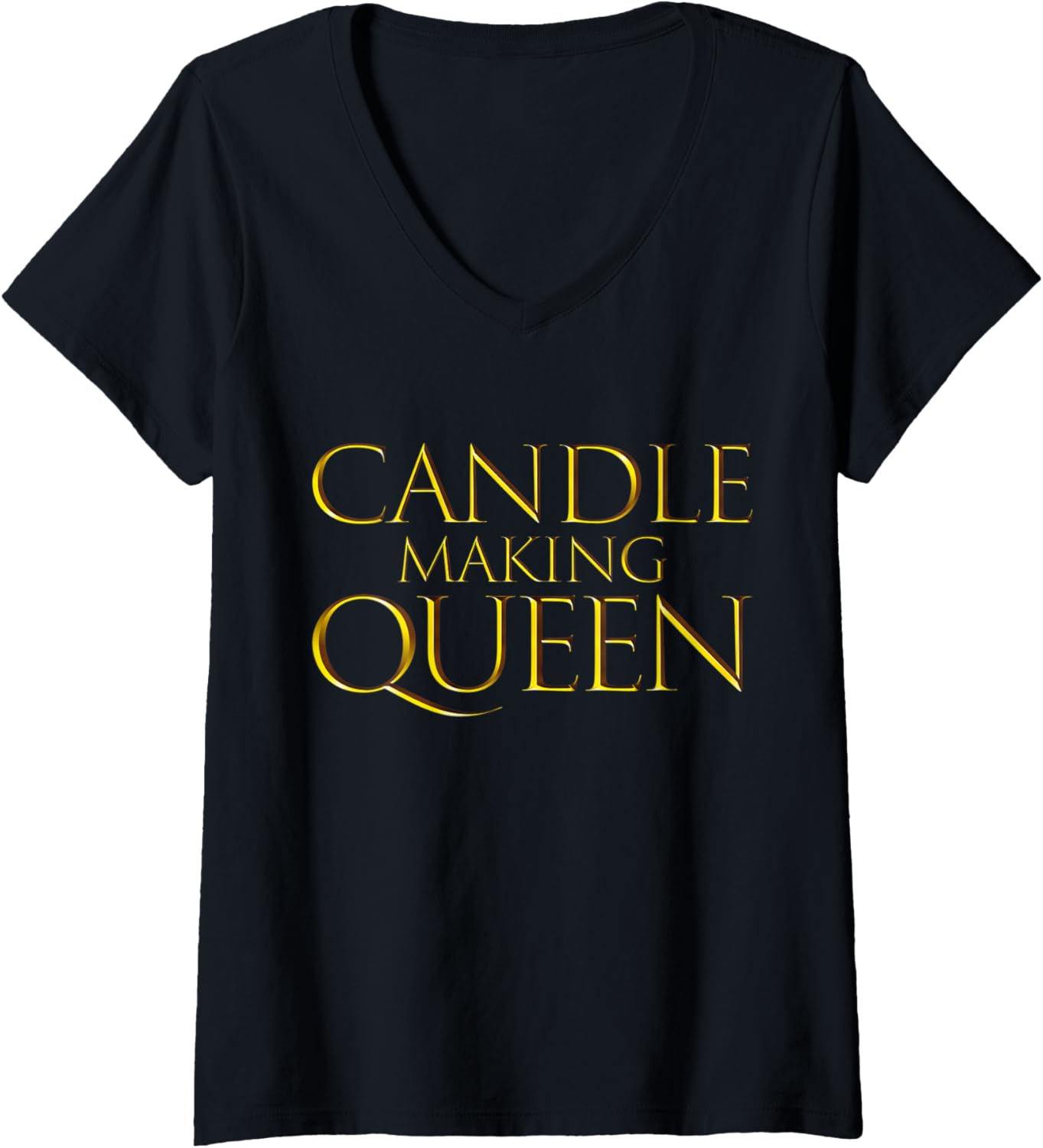 Womens Candle Making Queen - Top Gift For Candle Makers V-Neck Apparel | Best Seller Pick | Must-Have Style