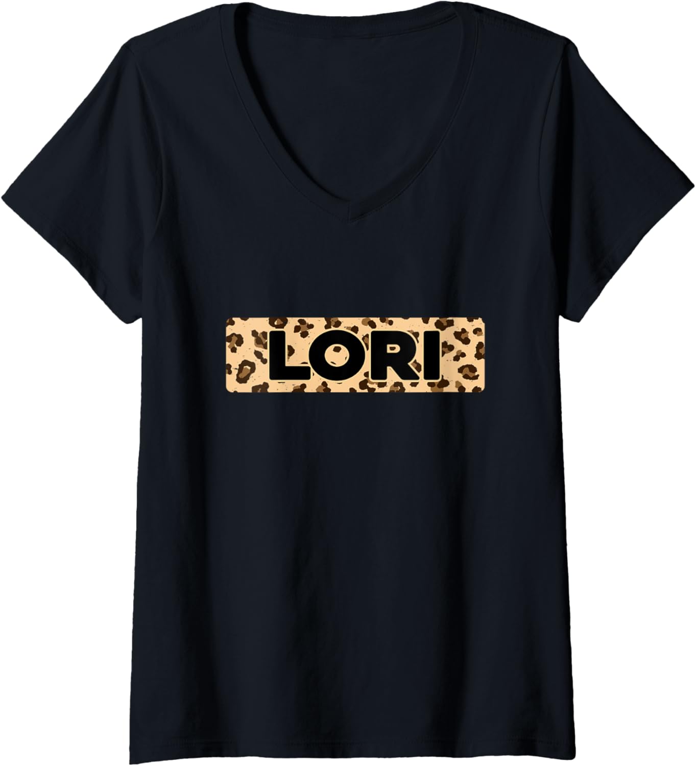Funny Lori Leopard Print Personalized Name Lori V Neck Apparel Comfort Fit Best Seller Look