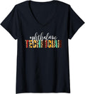 Womens Ophthalmic Technician Cheetah Print Ophthalmic Technicians V Neck Apparel Viral TikTok Find Best Seller Look